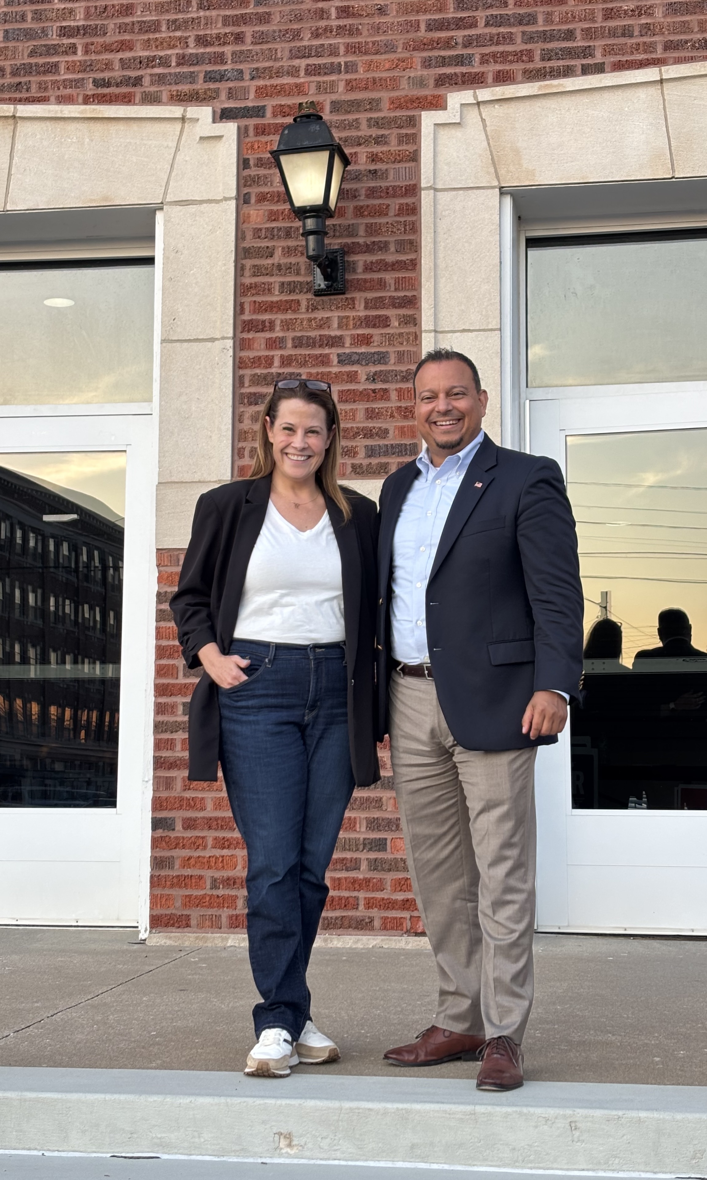 Juan with Jennifer Day Candidate for Secretary of State